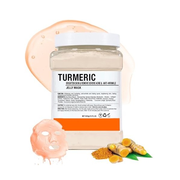 Masque en Poudre pour Soins du Visage, Hidratante y Nutritivo Masque en Gelée Peel-Off, Professionnelle Uso en Spa Jelly Face