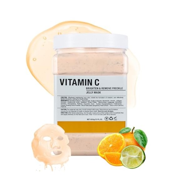 Masque en Poudre pour Soins du Visage, Hidratante y Nutritivo Masque en Gelée Peel-Off, Professionnelle Uso en Spa Jelly Face