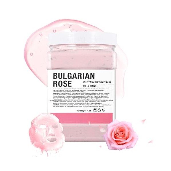 Masque en Poudre pour Soins du Visage, Hidratante y Nutritivo Masque en Gelée Peel-Off, Professionnelle Uso en Spa Jelly Face