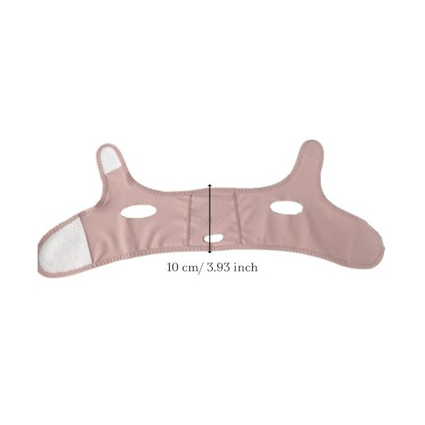 Masque Lifting Visage en Graphène - Gaine Visage Anti Double Menton & Bandes Menton Adjustable, Léger Respirant pour Tous Typ