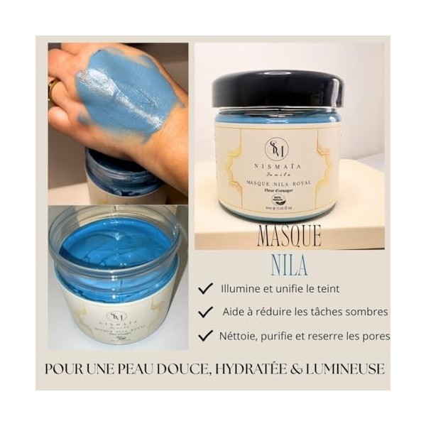 Masque au Nila Éclaircissant Soin Visage et Corps Traditionnel pour Teint Lumineux et Uniforme
