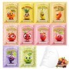 10 Masques en Feuille, Soin Coréen pour le Visage avec Ingrédients Naturels,Masque Visage Hydratant aux Extraits de Fruits et...