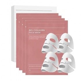 Masque Collagene Visage,Masque collagène Bio, véritable masque de collagène profond, hydratation en profondeur, réduit les r