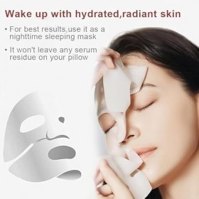 Masque Collagene Visage,Masque collagène Bio, véritable masque de collagène profond, hydratation en profondeur, réduit les r