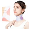 Cryslora Patchs de cou réutilisables en silicone - Masque réglable pour le cou - Masque lavable et anti-plis pour la cuisse e