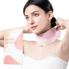 Cryslora Patchs de cou réutilisables en silicone - Masque réglable pour le cou - Masque lavable et anti-plis pour la cuisse e