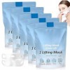 Lot de 5 masques de levage à double menton Chinology - Réducteur de double menton - Masque facial au collagène - Ceinture de 