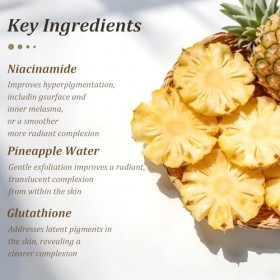 4 Pièces Masques Radiant Vita Niacinamide Real Deep Mask, Masque Nuit Niacinamide Coréen, Éclat Immédiat - Anti-Taches & Tein