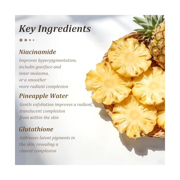 4 Pièces Masques Radiant Vita Niacinamide Real Deep Mask, Masque Nuit Niacinamide Coréen, Éclat Immédiat - Anti-Taches & Tein