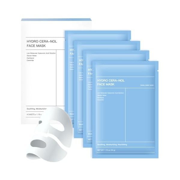 4 Pièces Masques Radiant Vita Niacinamide Real Deep Mask, Masque Nuit Niacinamide Coréen, Éclat Immédiat - Anti-Taches & Tein