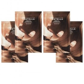 SKIN1004 Madagascar Centella Pro-Bio Cica Masque Visage Nourrissant – Lot de 4 Masques Tissu 23 ml – Apaisant & Hydratant – P