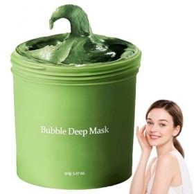 IWIDY 1PC Masque Holy Basil Bubble Deep Mask,Nettoyage en profondeur, contrôle du sébum,éclat instantané, masque à largile a