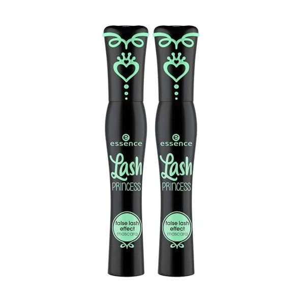 essence Lash PRINCESS false lash effect mascara burgundy, mascara volume, effet faux cils, teinte bordeaux, brosse conique en...