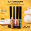 Mascara 5 Couleurs Pour Les Cils, Set De Mascara Pailleté Coloré Cils Brillants Volumineux Charmant Waterproof Longlasting Ha