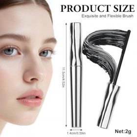 BUTBU 2PCS Mascara volume, Mascara Waterproof, Maquillage Femme, Cils Démultipliés, Sans Paquets, Regard Agrandi, Technologie...