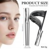 BUTBU 2PCS Mascara volume, Mascara Waterproof, Maquillage Femme, Cils Démultipliés, Sans Paquets, Regard Agrandi, Technologie...