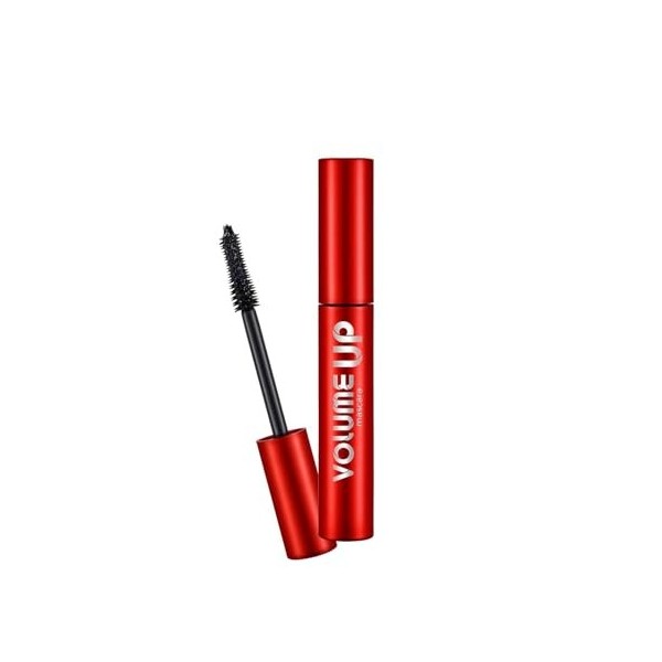 Flormar Volume Up Mascara Noir Intense – Mascara volume avec effet liftant, modulable sans paquets, brosse en silicone sépare