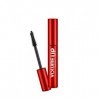 Flormar Volume Up Mascara Noir Intense – Mascara volume avec effet liftant, modulable sans paquets, brosse en silicone sépare