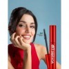 Flormar Volume Up Mascara Noir Intense – Mascara volume avec effet liftant, modulable sans paquets, brosse en silicone sépare