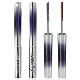 2 Pcs Metal Mascara, Iron Wand Mascara,mascara Waterproof, Washable MetalMascara, Non-Clumping, Long Lasting, Smudge-Proof, V