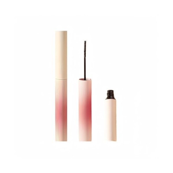 Mascara noir avec micro-brosse pour cils inférieurs/fins/clairsemés, sans traces, waterproof, sans paquets, longue tenue, nat