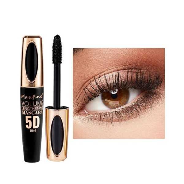 Mascara Coloré Imperméable - Finition Précise Pinceau Fin - Longue Tenue - Idéal Fêtes, Carnaval, Soirées & Maquillage Festif...