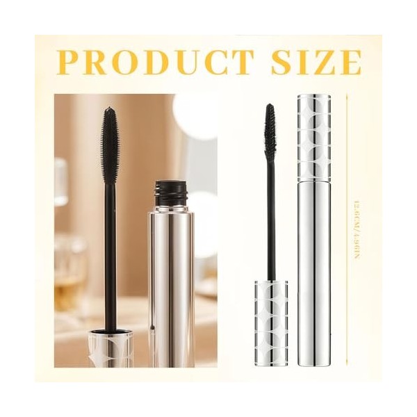 LuminaVerde Mascara, Iron Eye Mascara Volumisant & Allongeant Tubing Imperméable Pour Cils Matures À Partir De 60 Noir