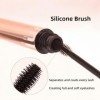 Mascara Noir pour des Cils Plus Fournis, Plus Longs et Volumineux, Waterproof, Longue Tenue, Anti-Bavure, Sans Paquets 1 Piè