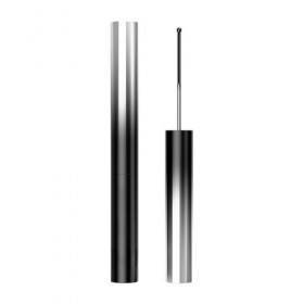 Mascara waterproof à brosse en fer pour cils fins et courts, noir, brosse en métal, résistant aux bavures, recourbant et de l