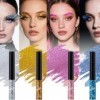 5 Colors Glitter Mascara Volume,Allongeant Waterproof Longue Durée Coloré Scintillant pour les cils,Curl,Anti-Sweat,No Bloomi