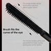 Mascara Noir Waterproof à Brosse Spéciale, Volume, Recourbant et Allongeant, Longue Tenue, Sans Paquets, Anti-Bavure 1 Pièce