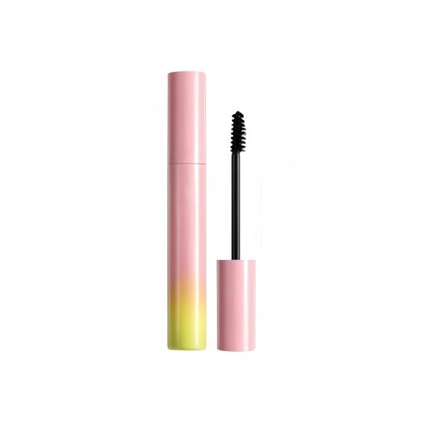 Mascara Waterproof Noir à Petite Brosse, Volume, Anti-Bavure, Sans Paquets, Longue Tenue, Naturel, Cadeau 1 Pièce 