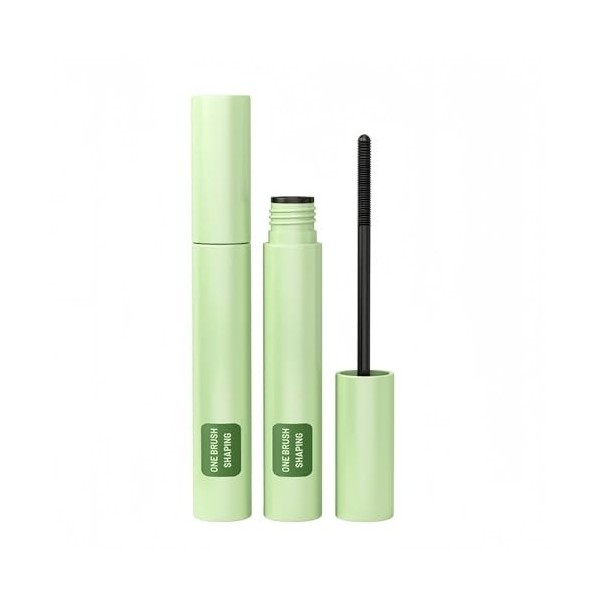 Base de Mascara Noir, Mascara à Brosse de Précision pour Cils Inférieurs/Courts/Clairsemés, Waterproof, Anti-Bavure, Sans Paq