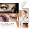 Autmor Lash Diamond Glitter Mascara – Mascara brillant avec paillettes diamant et reflets nacrés colorés pour des cils époust...