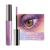 Lilbitty Mascara à paillettes argent, mascara à paupières waterproof avec formule hautement pigmentée, longue tenue et ne cou