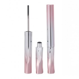 Stahlrohr Mascara Wasserfest mit Eisenbürste für dünne Wimpern - 24H Halt, Schmutzabweisend, Kein Abblättern & Ohne Verklumpe