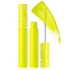 6 Couleurs Mascara Fluorescent, Mascara Lumineuse pour Soirées Mariages Scène, Halloween Noël, Haute Pigmentation Applicable 
