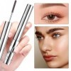 Horuili®Mascara métallique, mascara waterproof et anti-bavures, mascara à fibres, extensions longue durée avec ultra-épais et