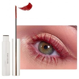 Mascara ultra fin imperméable rouge 5D pour cils longs, pour volume et définition, résistant aux taches et non agglomérant, a...