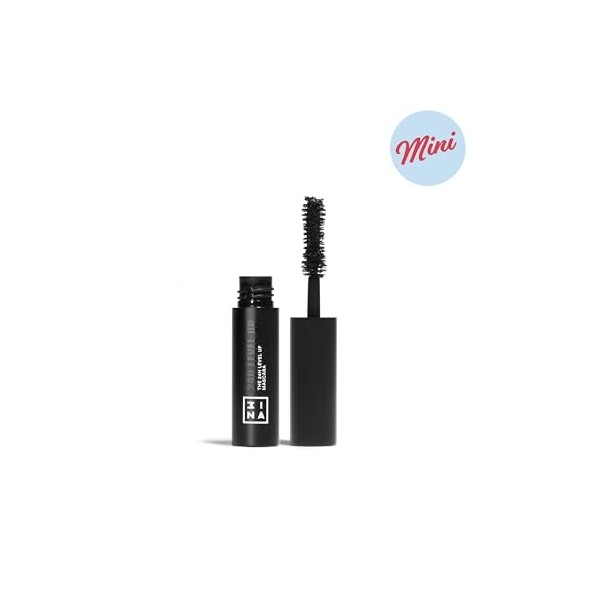 3INA MAKEUP - The 24H Level Up Mascara 900 mini - Mascara Noir - Effet Dallongement et de Mise en Forme - Mascara Taille d Ma...