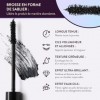 Mascara Evadamo Rougj Noir - Lot de 2 Mascara Allongeants à Effet Faux Cils, Volume et Longueur Extrême, Formule Crémeuse Ult...