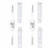 e.l.f. Mascara transparent pour cils et sourcils, lot de 2
