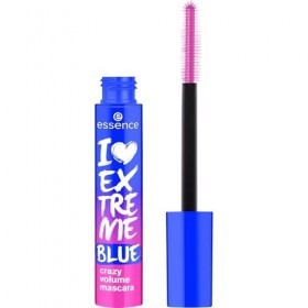 Essence Cosmetics I LOVE EXTREME BLUE crazy volume mascara, longue durée, frisant, volume extrême, intense en couleurs 12ml 