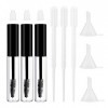 Angzhili Lot de 3 tubes de mascara vides de 8 ml avec baguette de cils pour la croissance des cils, huilemascara avec brosse 