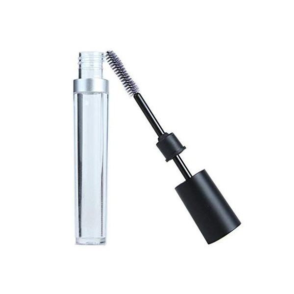 Angzhili Lot de 3 tubes de mascara vides de 8 ml avec baguette de cils pour la croissance des cils, huilemascara avec brosse 