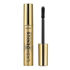Avon LASH GENIUS Mascara pour cils parfait avec brosse de contrôle intelligente, volume et longueur, lift, intensité, définit