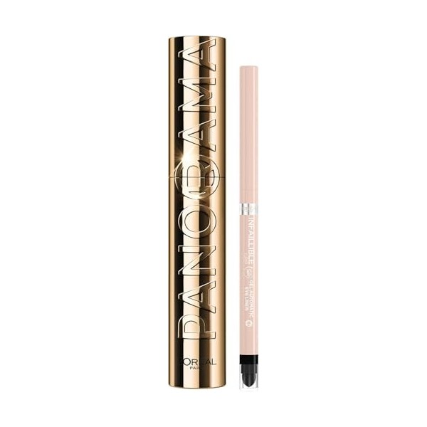 Even Bigger Eyes Kit LOréal Paris Mascara Volume Million Lashes Noir et LOréal Paris Automatic Gel Inflatable 36H Grip Line