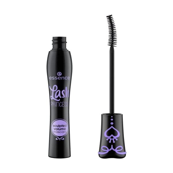 essence Lash PRINCESS Sculpted Volume Mascara – Mascara noir pour un volume sculpté et des cils définis. Idéal pour un regard...