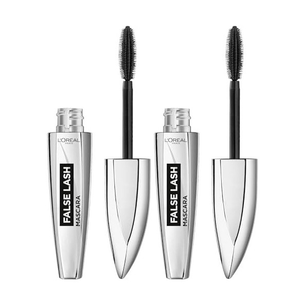L’Oréal Paris - Mascara Volume et Courbe - Effet Oeil de Biche Noir Intense - Volumateur, Allongeant, Recourbant - Enrichi en...