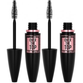 Maybelline New York Volum Express Over The Top Mascara Longueur Noir Lot de 2 